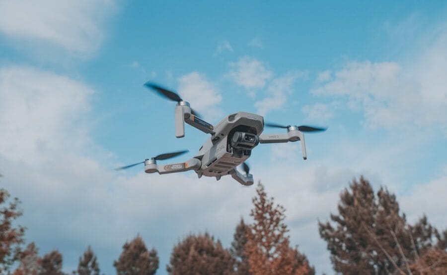 Photo Aerial drone shot